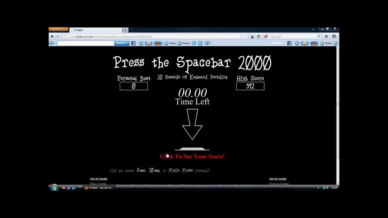 spacebar 2000 game